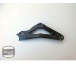 Yamaha XJ750 schetsplaat links / linker voetsteun houder / schets plaat / frame / bracket